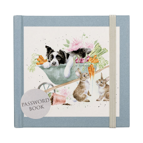 NEW - Wrendale - Password Book - Sleeping On The Job Dog