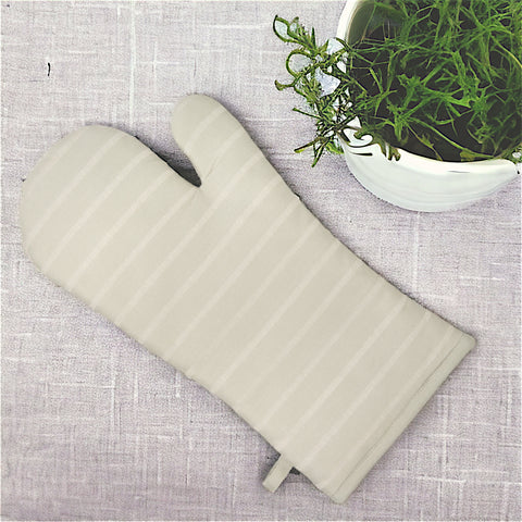 Sophie Conran  - Stripe grey Oven Glove / Gauntlet