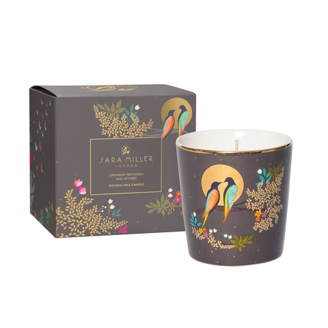 NEW - Sara Miller - Chelsea - Candle Jar - Geranium, Patchouli & Vetivert