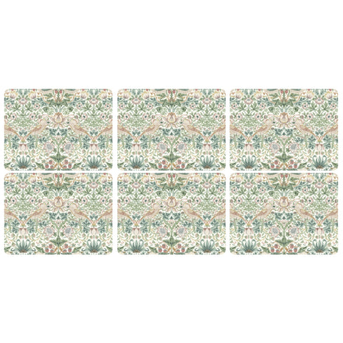 NEW - Morris & Co - Box Set of 6 Coasters - Simply Mixed