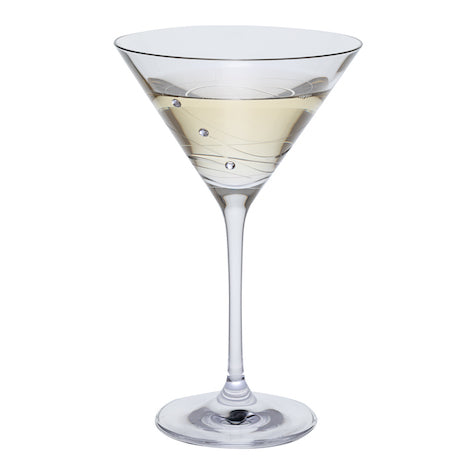 Dartington Crystal - Glitz - Martini Glass - Set of 2