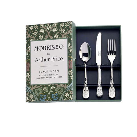Arthur Price - Morris & Co - Black Thorn - 3 Piece Child Set