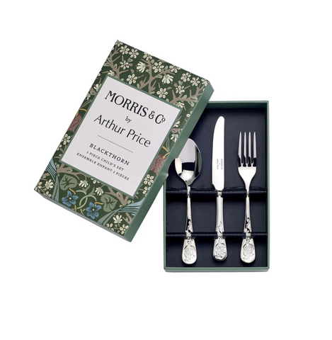 Arthur Price - Morris & Co - Black Thorn - 3 Piece Child Set