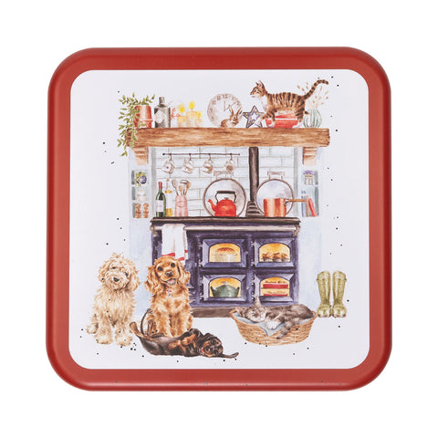 NEW - Wrendale - Christmas - Square Tin - Country Kitchen
