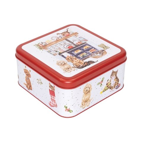 NEW - Wrendale - Christmas - Square Tin - Country Kitchen
