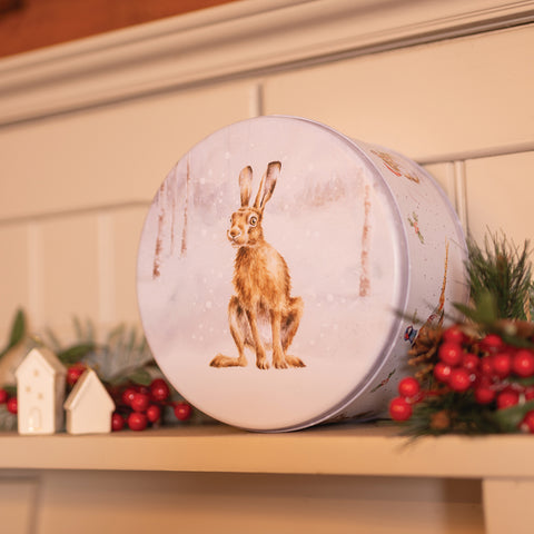 NEW - Wrendale - Christmas - Round Tin - Winter Woodland