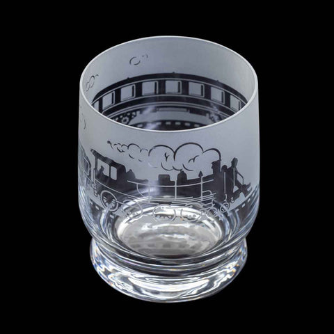 NEW - Dartington Crystal - Aspect - Tumbler - Steam Train