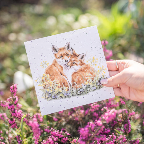 NEW - Wrendale - Wild Garden Collection - Greeting Card - Growing Wild Together