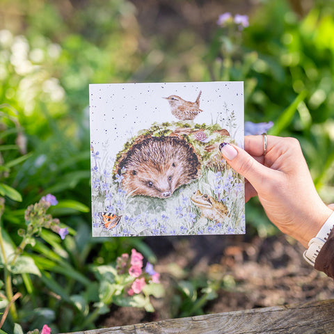 NEW - Wrendale - Wild Garden Collection - Greeting Card - The Wild Patch