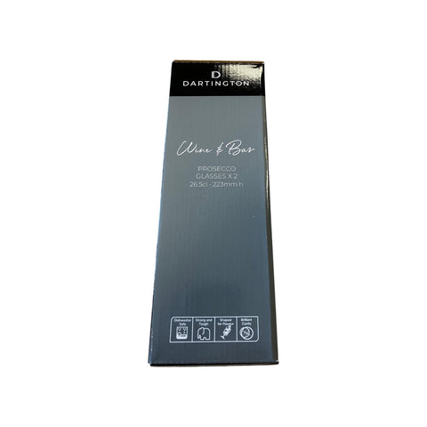 Dartington Crystal - Wine & Bar - Prosecco Glasses - Box Set of 2