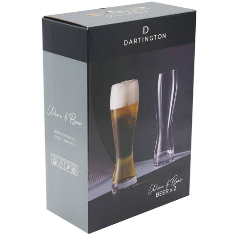 Dartington Crystal - Wine & Bar - Beer Glasses - Box Set of 2