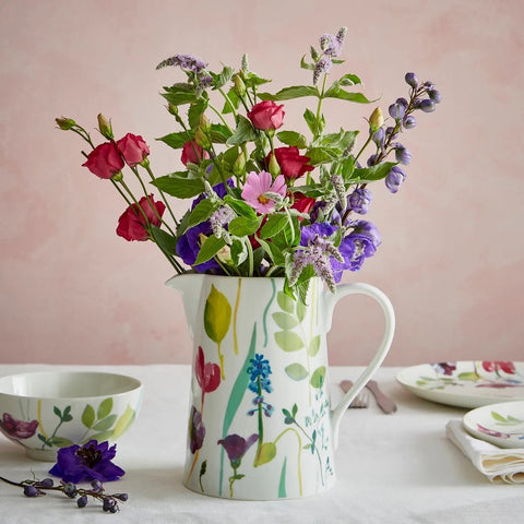 Portmeirion - Water Garden Large Bella Jug / Pitcher  1.70 Litre / 3 Pint