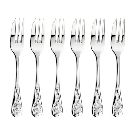 Arthur Price - Morris & Co - Black Thorn - Boxed Set of 6 Pastry Forks