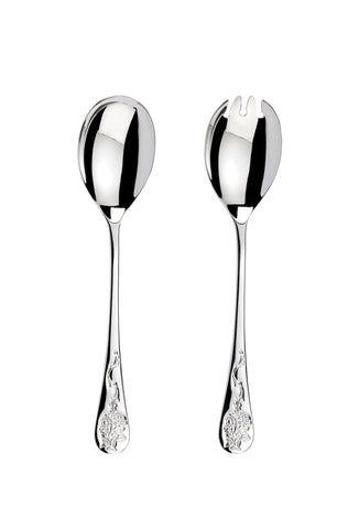 Arthur Price - Morris & Co - Black Thorn - Boxed Salad Serving Spoon & Fork