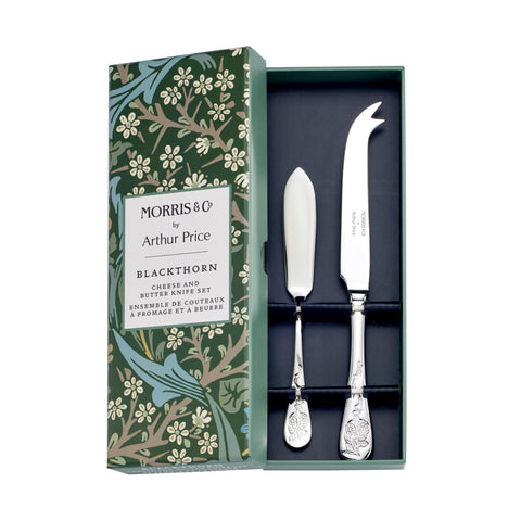 Arthur Price - Morris & Co - Black Thorn - Boxed Cheese & Butter