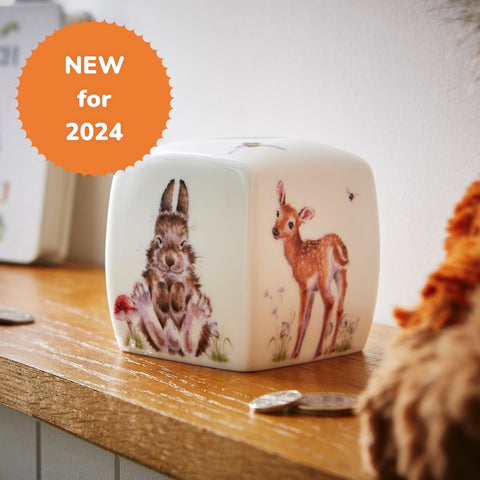 NEW - Wrendale - Little Wren Baby Collection - Ceramic Money Box