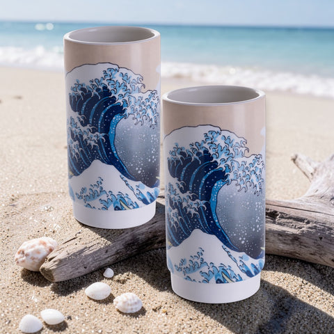 NEW - John Beswick - Medium Art Pot - Hokusai The Wave