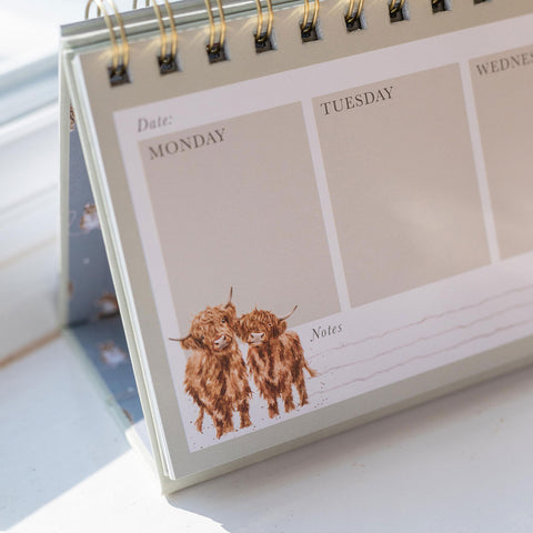 Wrendale - Luxury Weekly Desk Planner