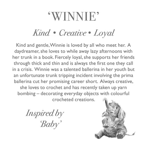 Wrendale - Plush Character Collection  - Winnie Elephant