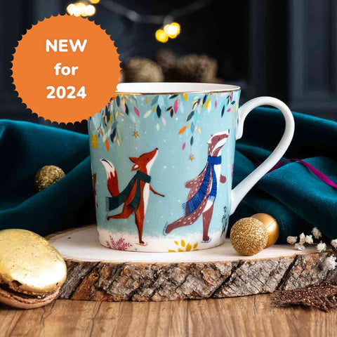 Sara Miller - Woodland Tales - Mug - Skaters