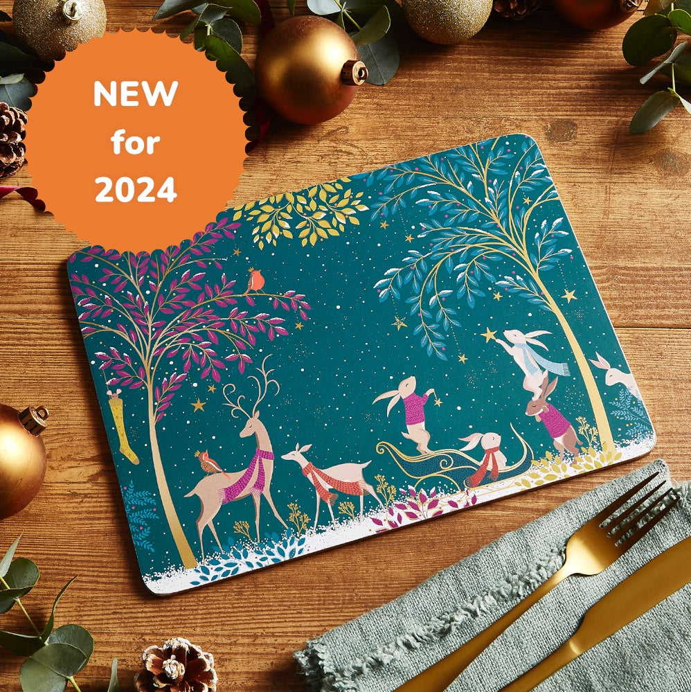 Sara Miller - Woodland Tales - Boxed Set of 4 Placemats