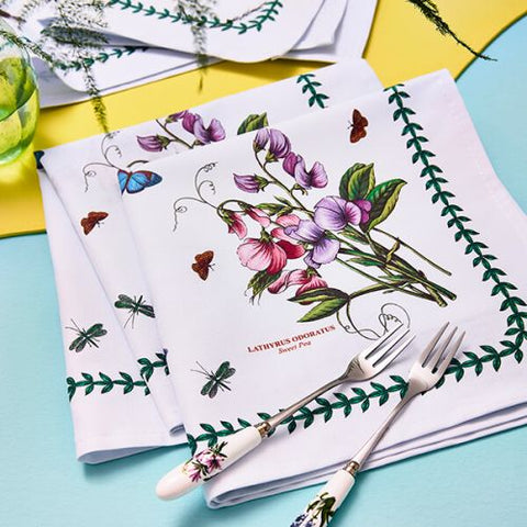 Botanic Garden Cotton Napkins Pack of 4