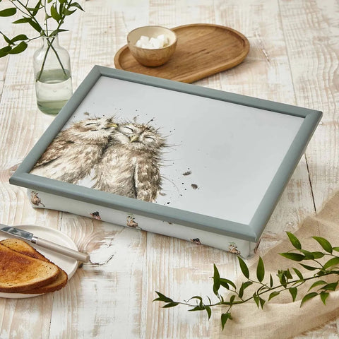 Wrendale Cushioned Lap Tray - Owl