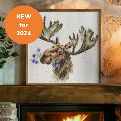 Bothy Threads - Wrendale - Cross Stitch Kit - It Moose Be Love