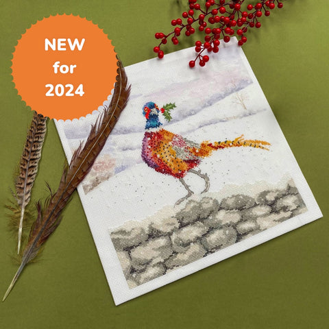 Bothy Threads - Wrendale - Cross Stitch Kit - A Festive Flourish