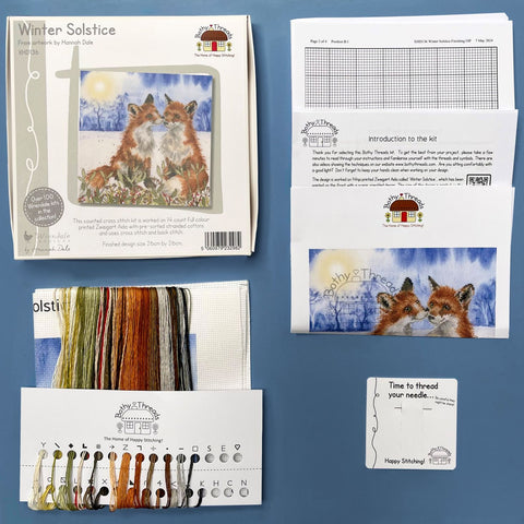 Bothy Threads - Wrendale - Cross Stitch Kit - Winter Solstice