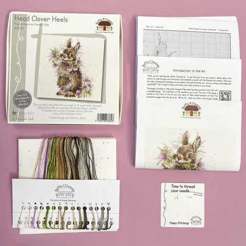 NEW - Bothy Threads - Wrendale - Cross Stitch Kit - Head Clover Heels