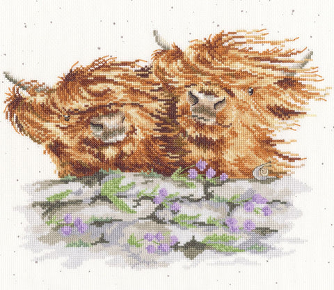 NEW - Bothy Threads - Wrendale - Cross Stitch Kit - Blown Away