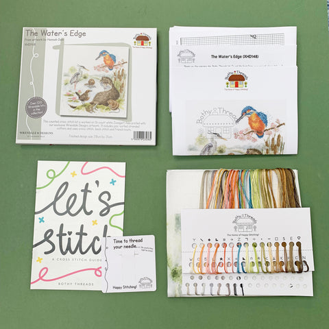 NEW - Bothy Threads - Wrendale - Cross Stitch Kit - The Water's Edge