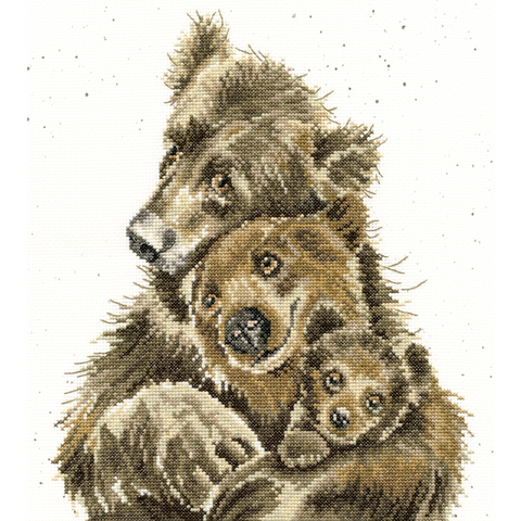 Bothy Threads - Wrendale - Cross Stitch Kit - Bear Hugs - Bears