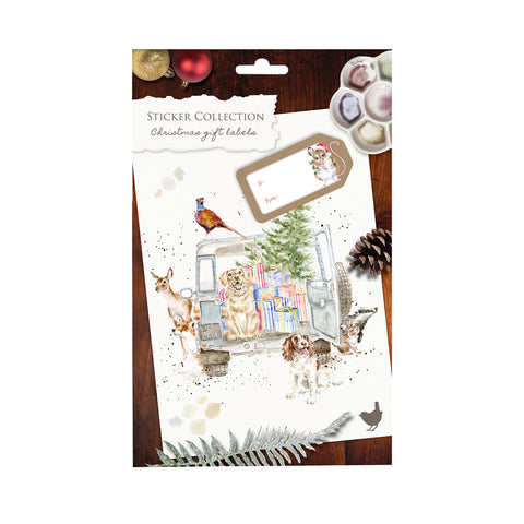 NEW - Wrendale - Christmas - Gift Label Stickers