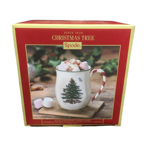 Spode Christmas Tree - Large Mug with Peppermint Handles