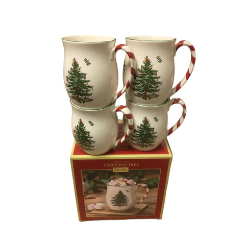 Spode Christmas Tree - Large Mug with Peppermint Handles