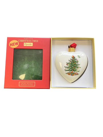 NEW - Spode Christmas Tree - Decoration - Tree Puffed Heart Ornament