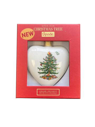 NEW - Spode Christmas Tree - Decoration - Tree Puffed Heart Ornament