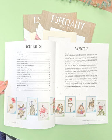 NEW - Bothy Threads - Wrendale - Greeting Card Cross Stitch Designs Book