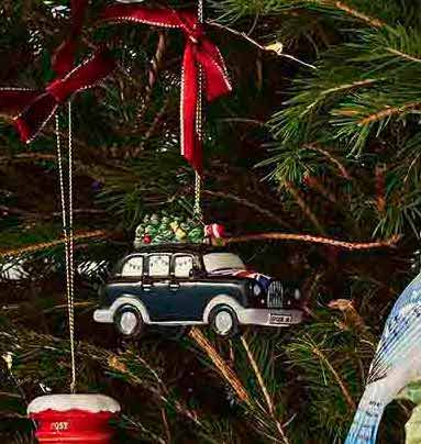 NEW - Spode Christmas Tree - Decoration - Black Taxi