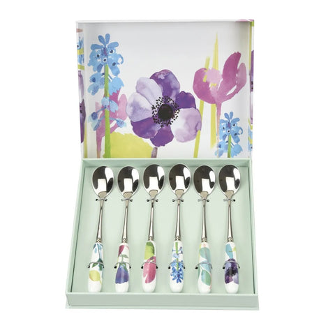 Portmeirion - Water Garden - Box set of 6 Tea Spoons