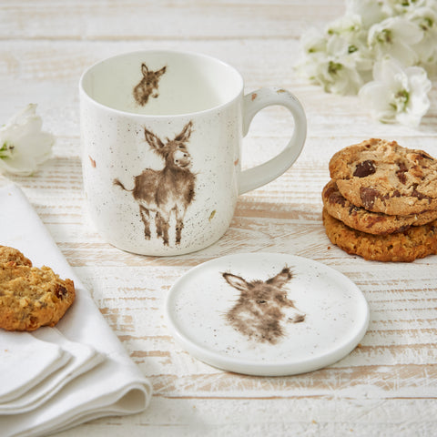Wrendale - Mug & Coaster Set - Gentle Jack - Donkey
