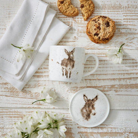 Wrendale - Mug & Coaster Set - Gentle Jack - Donkey