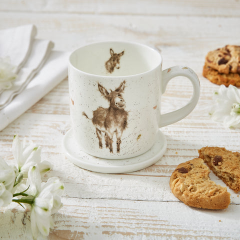 Wrendale - Mug & Coaster Set - Gentle Jack - Donkey