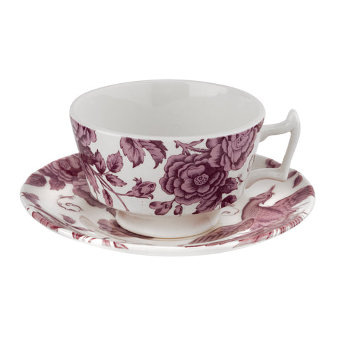 Spode - Kingsley - Teacup & Saucer - White