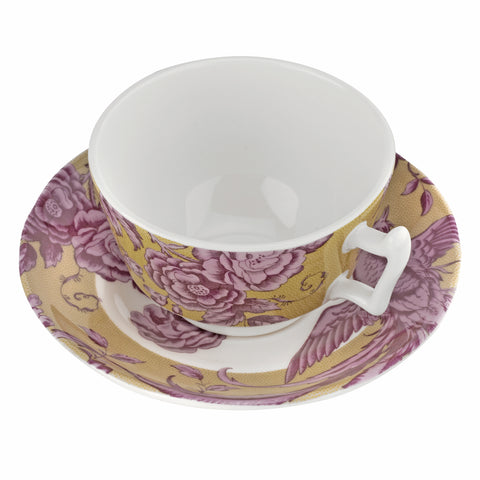 Spode - Kingsley - Teacup & Saucer - Ochre