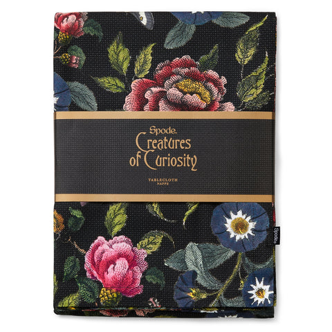 Spode - Creatures of Curiosity - Tablecloth - Black