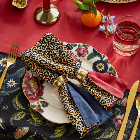 Spode - Creatures of Curiosity - Napkins - Leopard - Set of 2