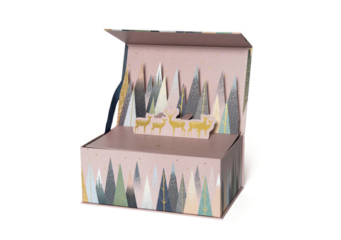 Sara Miller - Frosted Pines - Mug and Candle Gift Set